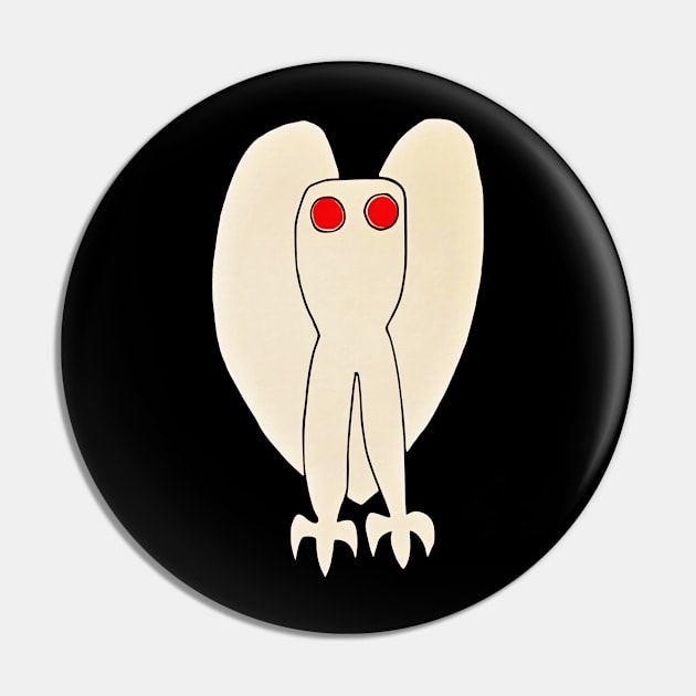 Mothman Original Pin by TonyBreeden