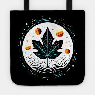 Maple Leaf abstract design Canada Day Design gift idea Tote