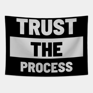 Colorful Trust The Process Christian Design Tapestry