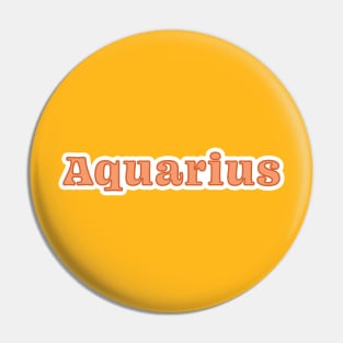 Aquarius Pin