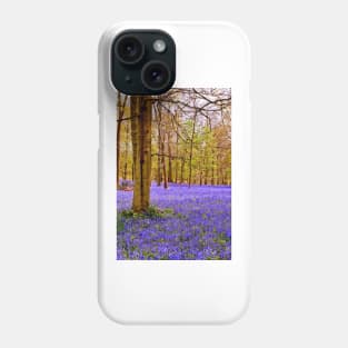 Bluebell Woods Greys Court England UK Phone Case