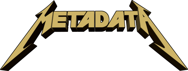 Metadata Gold Kids T-Shirt by Rowdy Designs