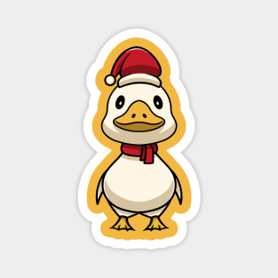 Cute Christmas Duck Magnet