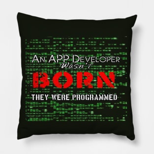 App Developer Accessories, Funny Lines for App Developer Pillow