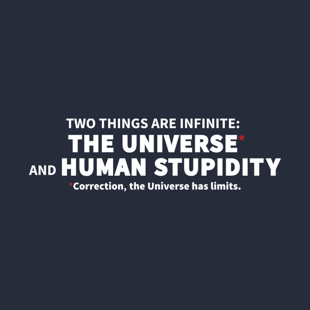 Two Things That Are Infinite (Variant) by TeePub