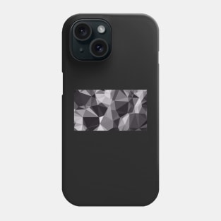 Geometric greyscale Phone Case