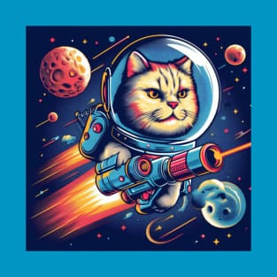 Cosmic Cat . T-Shirt