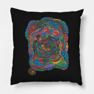 Contemporary Celtic Swirls Pillow