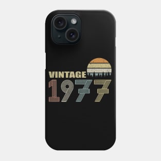 43th Birthday Gift Vintage 1977 Classic Men Women Phone Case