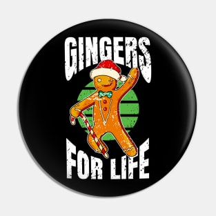 Christmas Santa Claus Gingers for life Pin