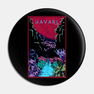 Havarl travel poster Pin