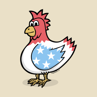 American Style Chicken T-Shirt