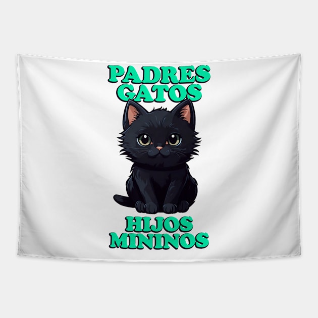 Padres gatos, hijos mininos Tapestry by 3coo