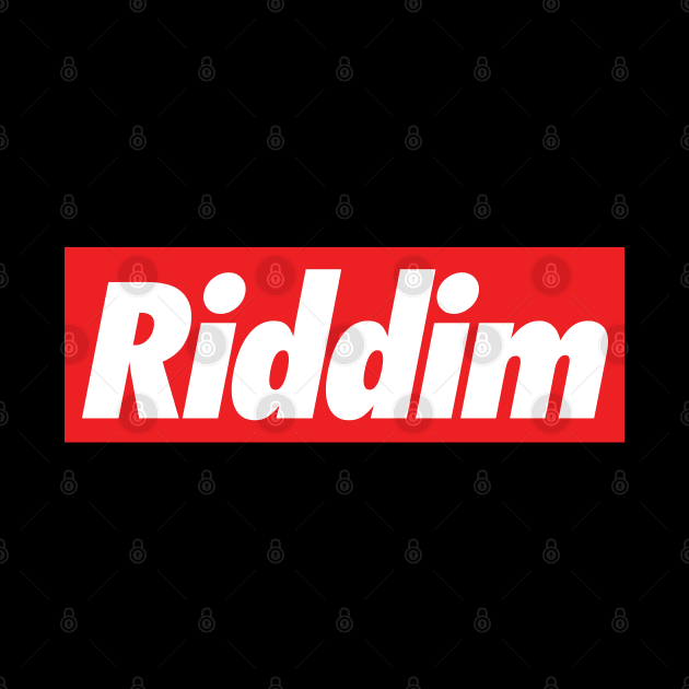 Riddim Dubstep Reggae Dancehall DJ Gift by Drum And Bass Merch