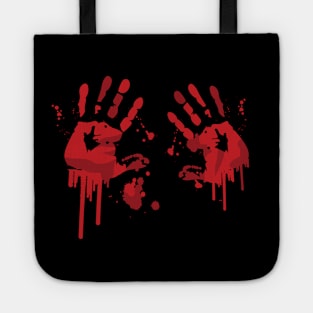 Bloody Handprints Tote