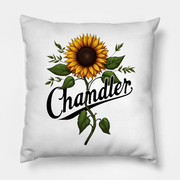 Chandler Sunflower Pillow by Americansports