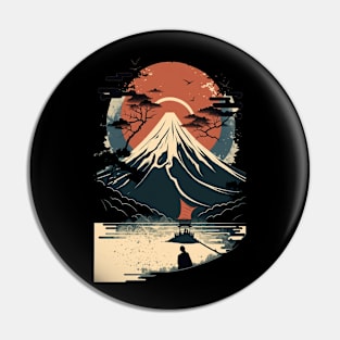 Night Mountain Pin