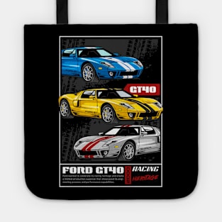 Retro V8 GT40 Car Tote