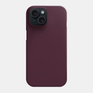 preppy minimalist gothic wine burgundy purple dark plum Phone Case