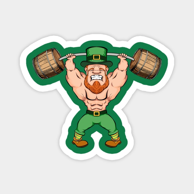 elf patrick day keg of beer funny Magnet by the house of parodies