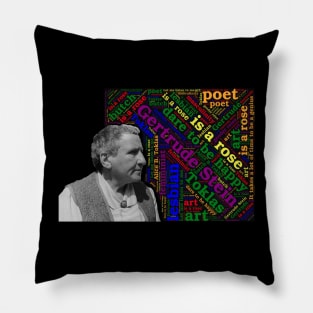 Gertrude Stein lesbian feminist icon Pillow