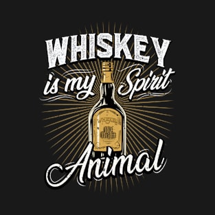 Whiskey Is My Spirit Animal T-Shirt