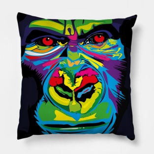 Psychedelic Ape Pillow