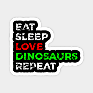 love trex, love dinosaurs, love dino Magnet