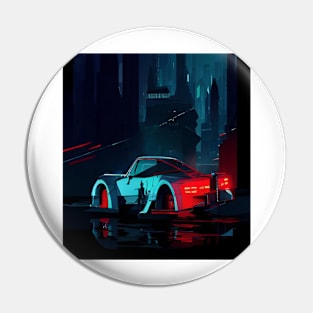 Cyberpunk Car Pin