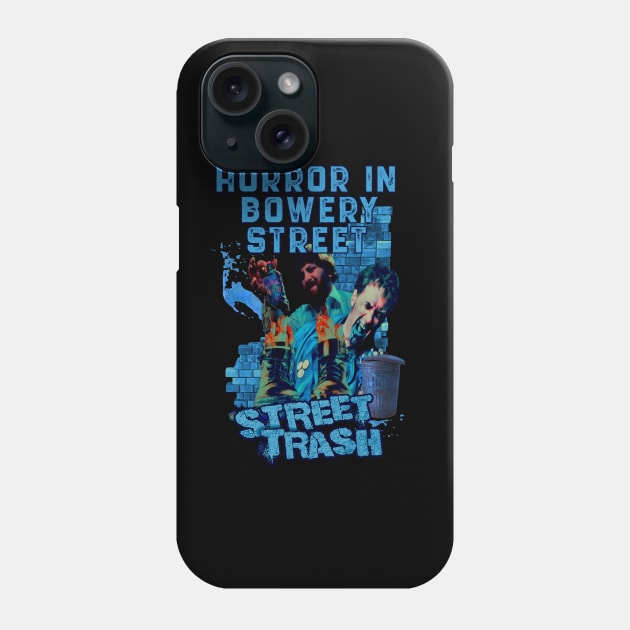 Horror In Bowery Street (Version 1) Phone Case by The Dark Vestiary