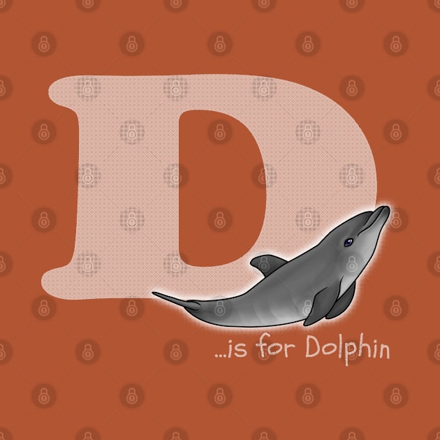 D is for Dolphin by Art by Aelia