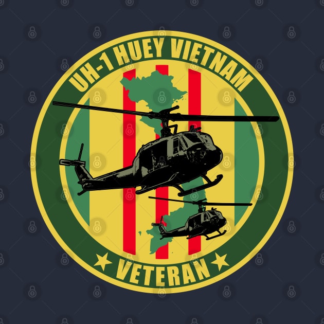 UH-1 Huey Vietnam Veteran by TCP