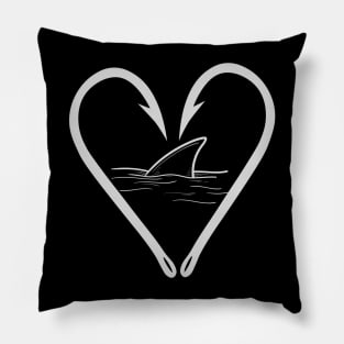 I love shark fishing Pillow