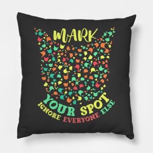 Dot Day Cat Pillow