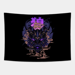 Mecha Wolf Tapestry