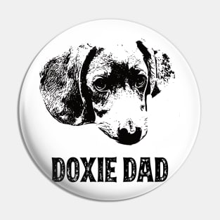 Doxie Dad Dachshund Wiener Dog Pin