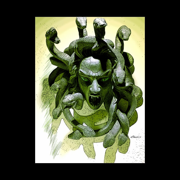 Original Medusa Art Chris Conidis by ChrisConidis4Art