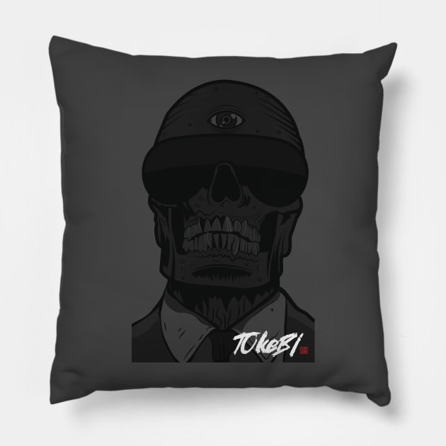 50 Shades of Skull Pillow by tokebi