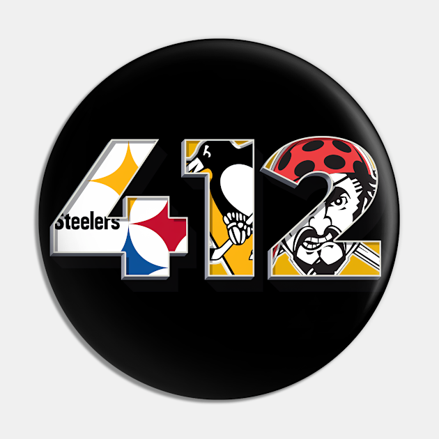 Area Code 412 Sports Teams For Pittsburgh Pittsburgh Pin