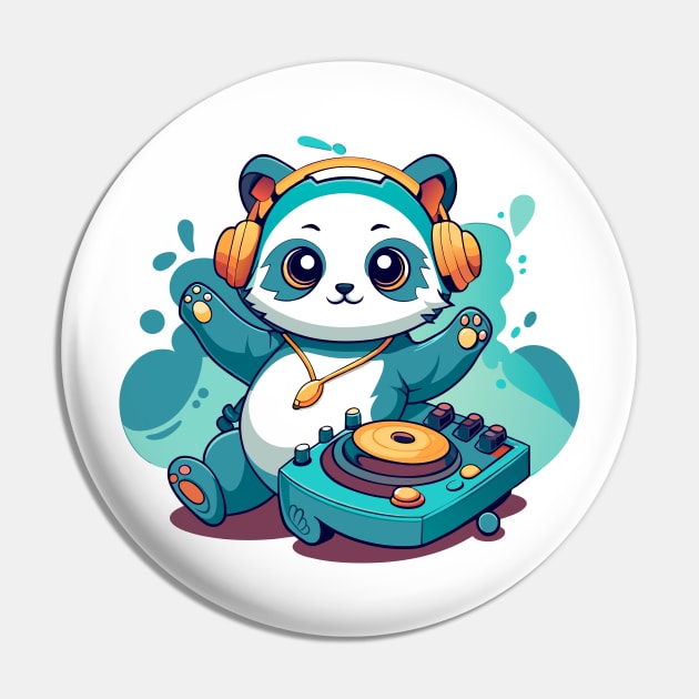 cute panda playing dj music Pin by Shapwac12