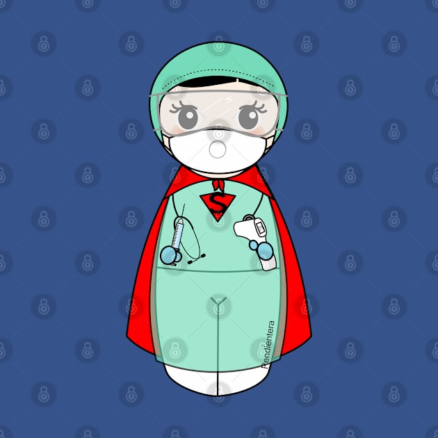 Kokeshi Nurse Superheroine by Pendientera