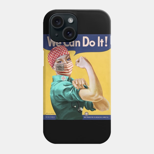 Rosie the Healthcare Worker We Can Do It Coronavirus 2020 Poster Phone Case by reapolo