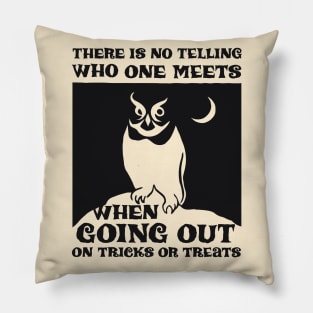 Halloween Owl Trick or Treating Pillow