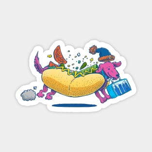 Chicago Dog: Lunch Pail Magnet