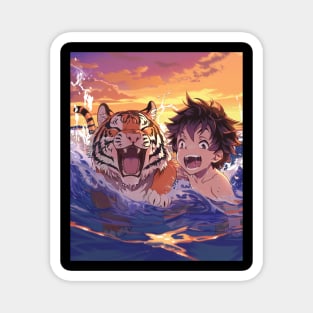 A Boy, His Tiger, and Their World Magnet