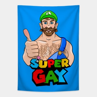 Super Gay Thumbs Up Tapestry