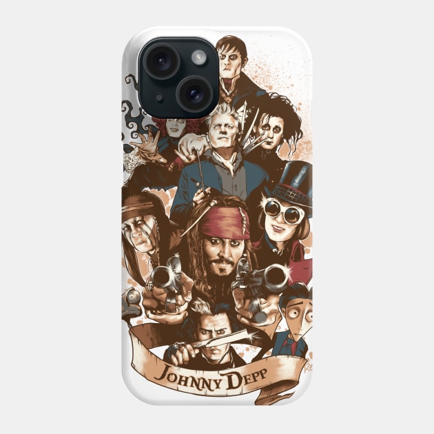 Johnny Depp Phone Case by RedBug01