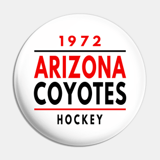 Arizona Coyotes Hockey 1972 Classic Pin