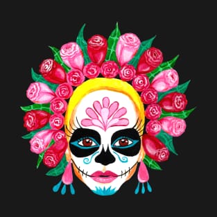 Sugar Skull Girl - La Calavera Catrina T-Shirt