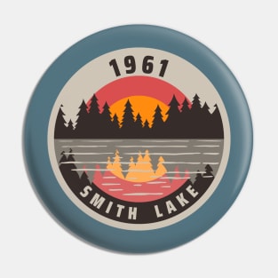 Smith Lake 1961 Retro Pin